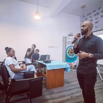 Workshop session with a small group